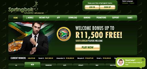 Springbok Online Casino South Africa